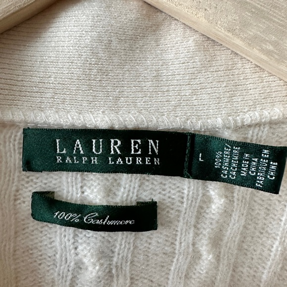Lauren Ralph Lauren Cashmere Women sweater size L - Picture 4 of 6